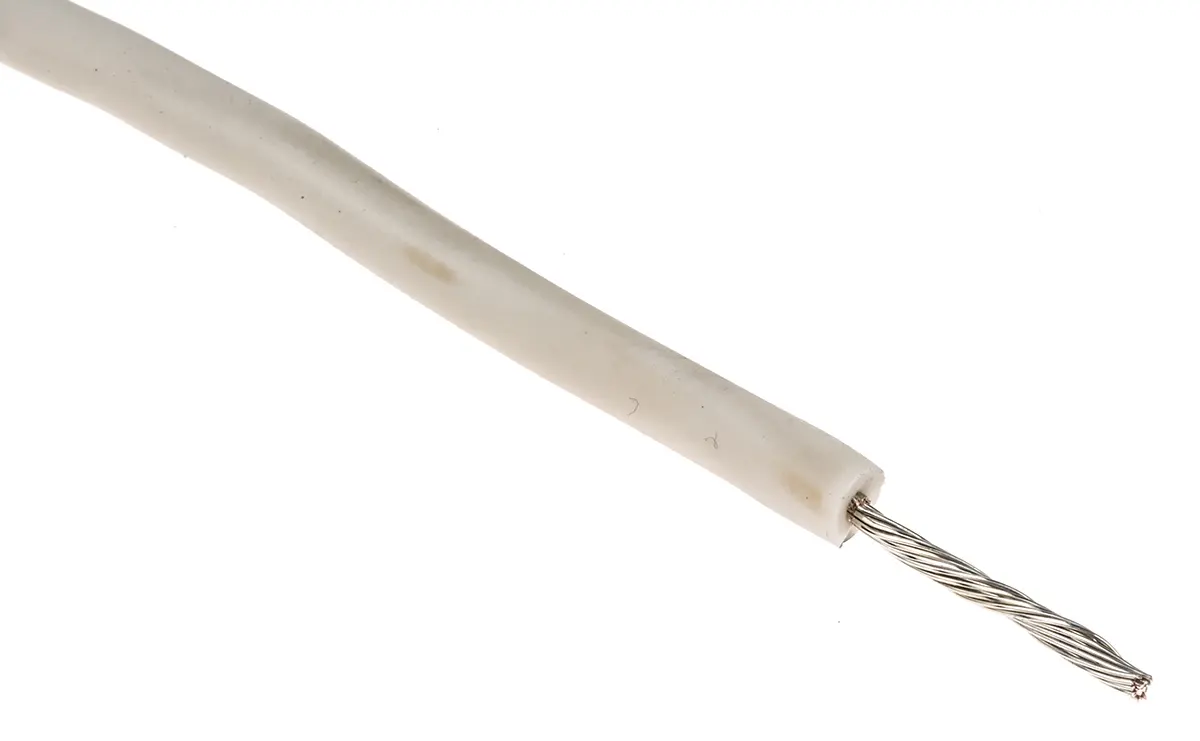 Produktfoto 1 von Alpha Wire Hookup Wire Silicone Schaltdraht 1.3 mm², 16 AWG 30 m Schwarz, Rot, Weiß Ø 3.81 mm 26 Litzen Silikongummi