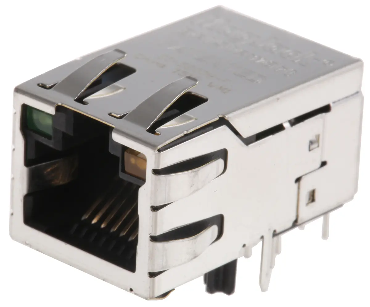 Bel-Stewart SI-52008-F Buchse RJ45-Steckverbinder, 1-Port STP Durchsteckmontage Gerade