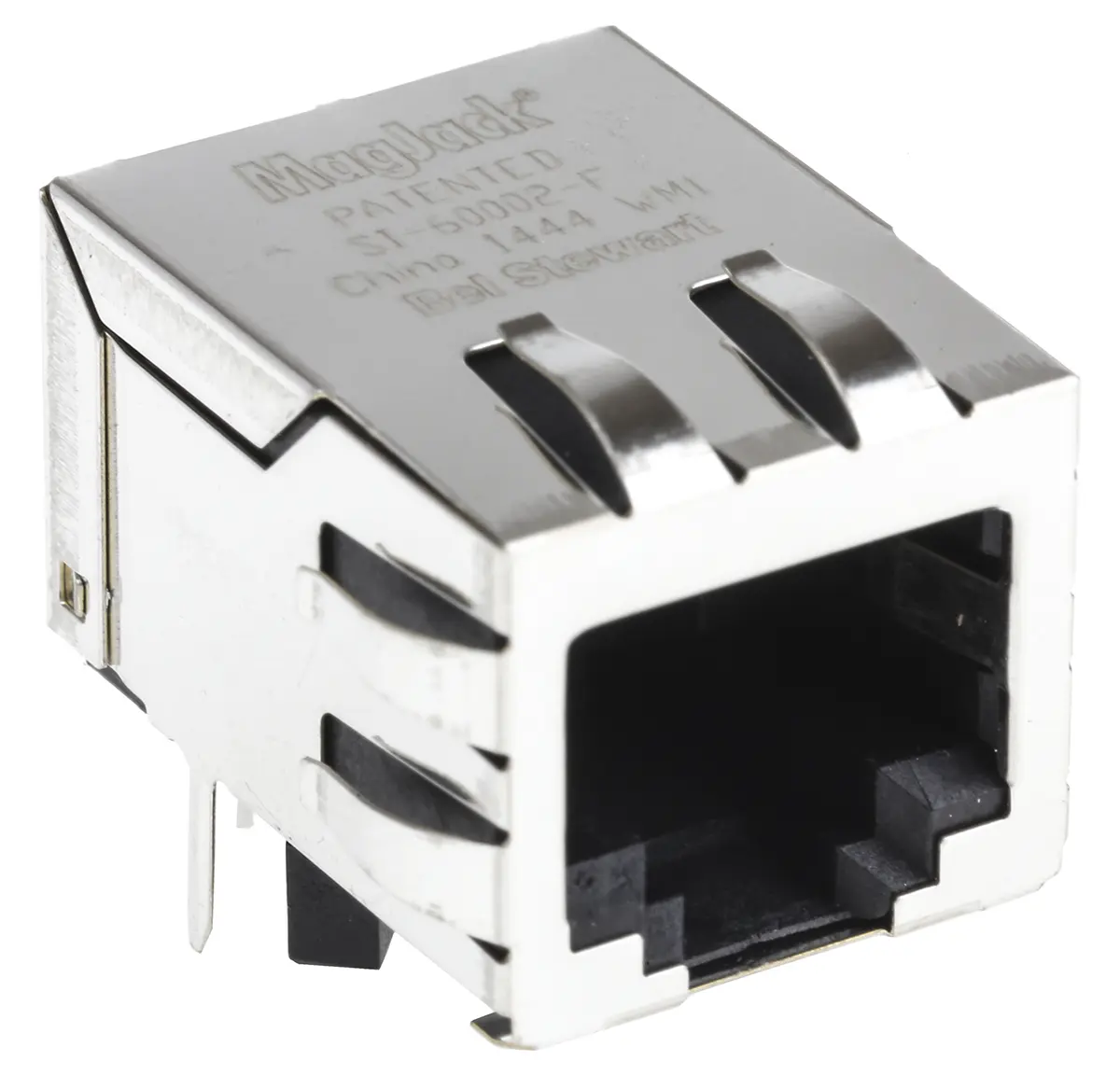Bel-Stewart SI-60002-F Buchse RJ45-Steckverbinder, 1-Port 8-polig STP Durchsteckmontage Gerade