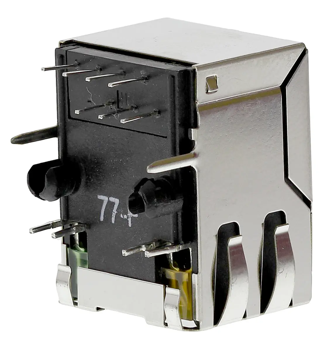 Bel-Stewart SI-60062-F Buchse RJ45-Steckverbinder, 1-Port 8-polig STP Durchsteckmontage gewinkelt