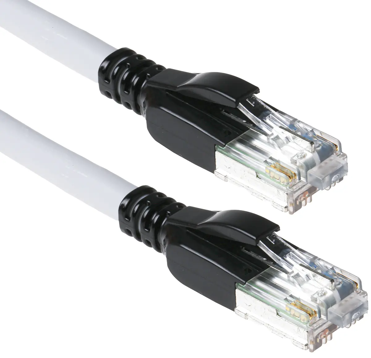 Produktfoto 1 von Bel-Stewart ARJ45 Cat7 Ethernet-Kabel, 2 m, Grau Abgeschirmt Geschirmt