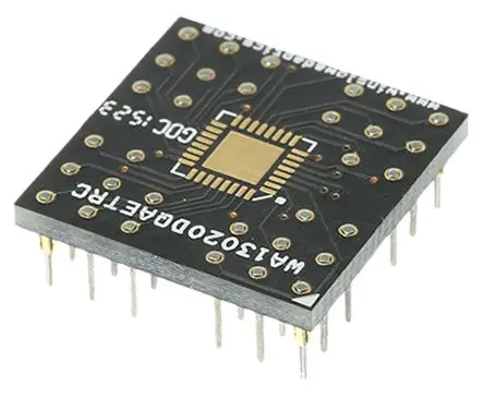 Winslow 2.54 mm Gerade Durchsteckmontage IC-Sockel-Adapter, - QFN PGA