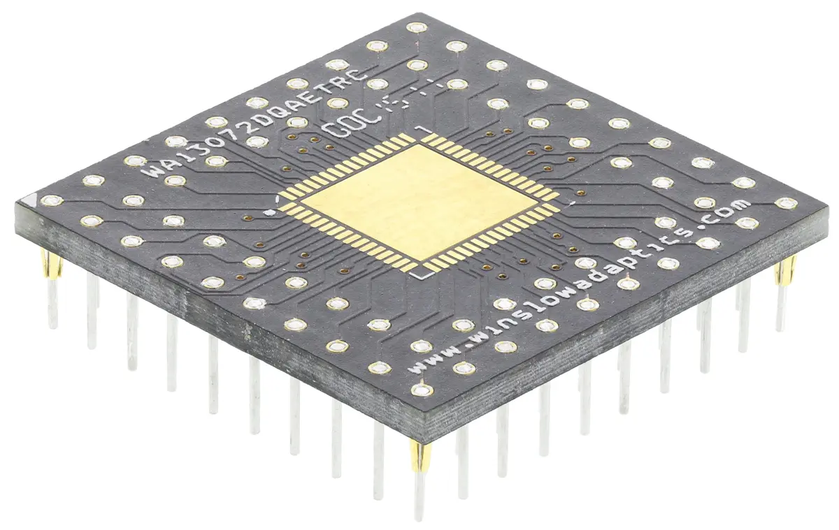 Winslow 2.54 mm Gerade Durchsteckmontage IC-Sockel-Adapter, - QFN PGA