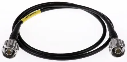 Produktfoto 1 von Huber+Suhner Messleitung Stecker / Stecker, Schwarz 1 m