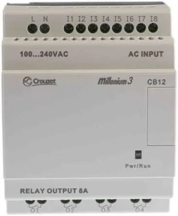 Produktfoto 1 von Crouzet Millenium 3 Logikmodul, 8 Eing. Relais Ausg.Typ Digital Eing.Typ