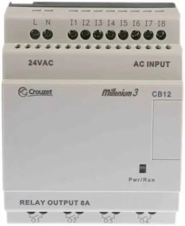 Produktfoto 1 von Crouzet Millenium 3 Logikmodul, 8 Eing. Relais Ausg.Typ Digital Eing.Typ
