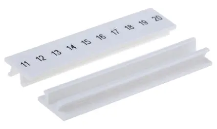 Produktfoto 1 von Phoenix Contact ZB5.LGS :11 -20 Polyamid Markierstreifen für Anschlussklemmenblock