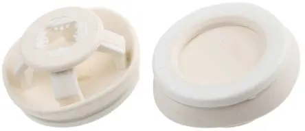Produktfoto 1 von WISKA CLIXX Kabeltülle 0.8 mm min. 9 mm, Typ Kabeltülle bis Ø 17 mm Loch ø 25 mm Polypropylen, Thermoplast Weiß -40 °C