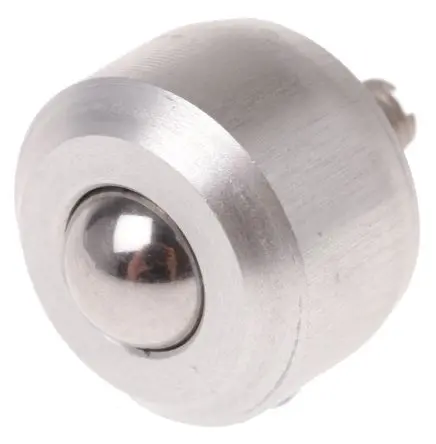 Produktfoto 1 von ALWAYSE Mit Gewindebolzen Kugelrolle Ø 6.4 mm Edelstahl, Bolzen-Ø M3, bis 10kg Last