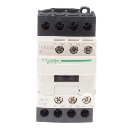 Produktfoto 1 von Schneider Electric TeSyS D Schütz 48V dc-Spule, 4-polig, 690V ac/dc 24V 2 Schließer/2 Öffner Motorsteuerung,