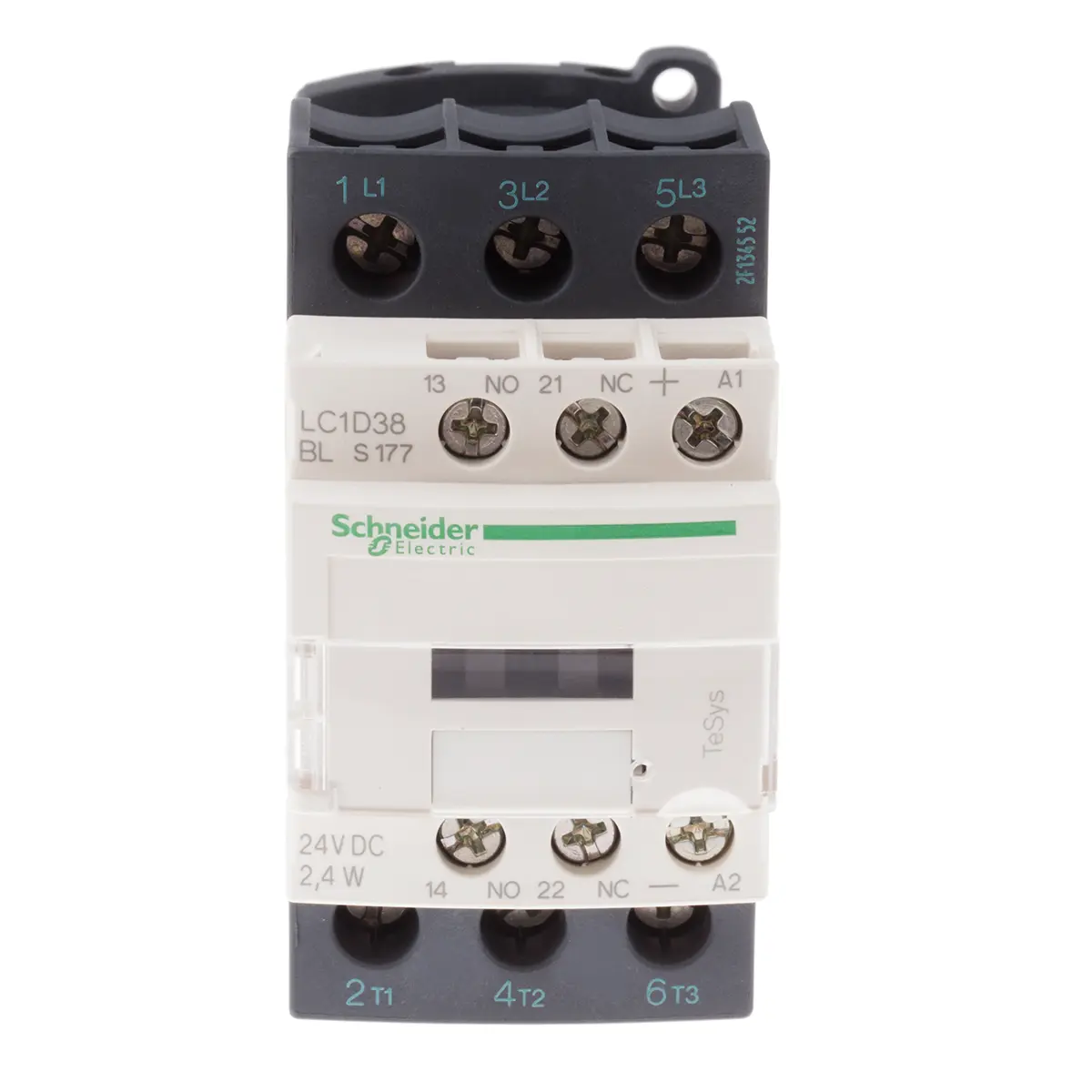 Produktfoto 1 von Schneider Electric LC1D Schütz 24 V dc-Spule, 3-polig, 690V ac/dc 24 V dc 5.5 kW 3 Schließer Motorsteuerung,