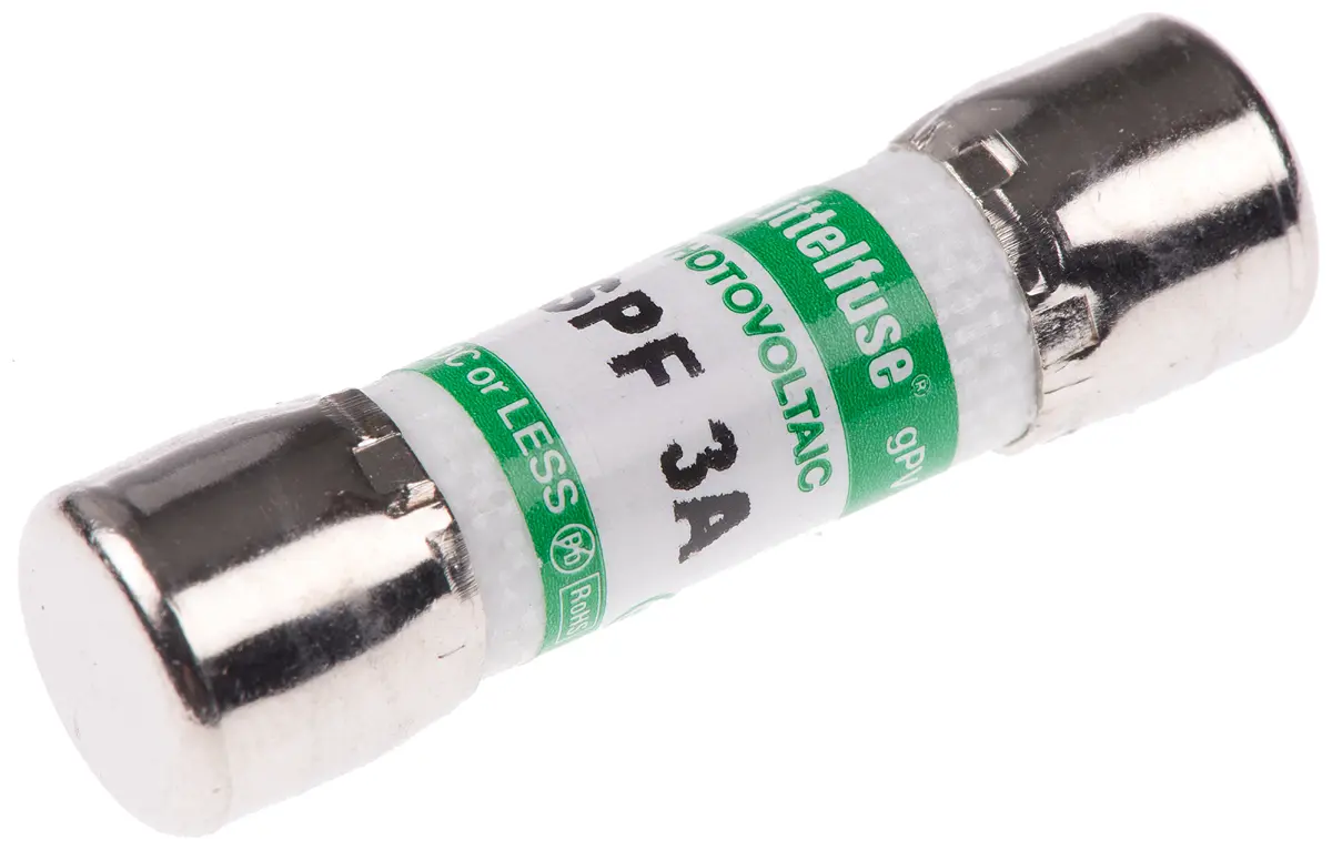 Produktfoto 1 von Littelfuse SPF Patronensicherung F / 3 A 10 x 38 mm 1 kV dc Melamin Solarschutz
