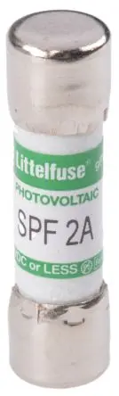 Produktfoto 1 von Littelfuse SPF Patronensicherung F / 2A 10 x 38 mm 1kV dc Melamin Solarschutz