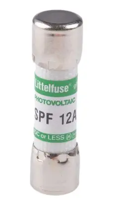 Produktfoto 1 von Littelfuse SPF Patronensicherung F / 12A 10 x 38 mm 1kV dc Melamin Solarschutz