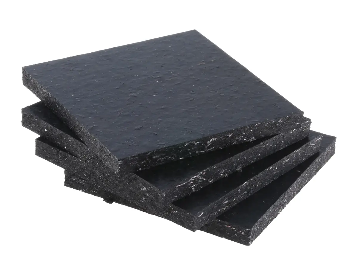 Produktfoto 1 von Fabreeka 100 mm Vibrationsschutz-Lagerkissen Bremsbelag Gekneteter Gummi mit synthetischer Faserverstärkung 10 mm 70 °C