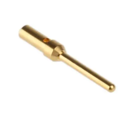 Produktfoto 1 von HARTING D-Sub Standard, Gr.: 1.04 mm Rundsteckverbinderkontakt, Stecker Crimpbefestigung, Nickel, Gold über Nickel, 20