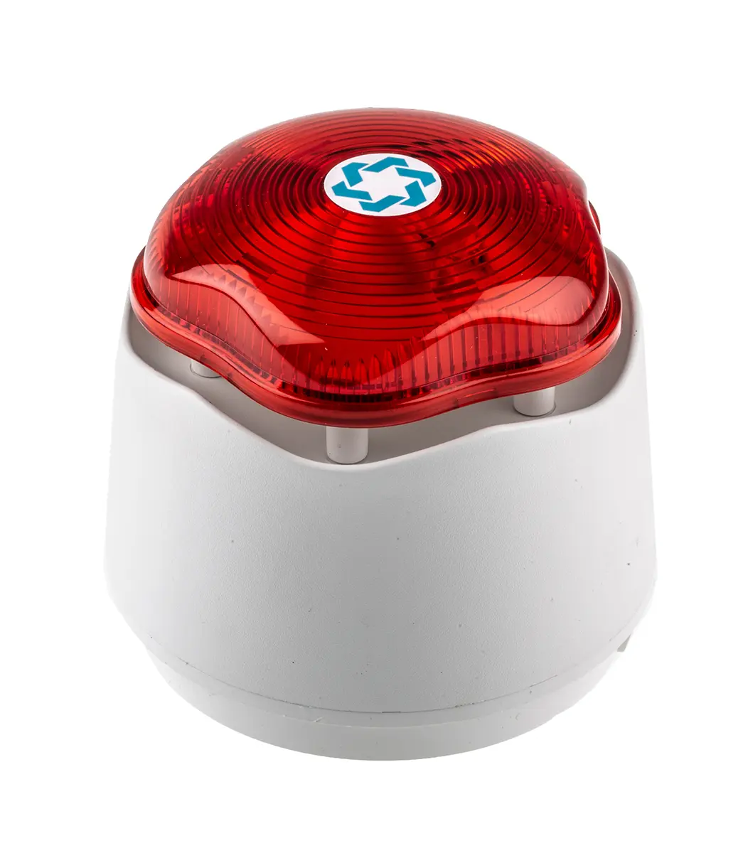 Produktfoto 1 von Hosiden Besson Banshee Excel Lite Xenon, Stroboskop-Licht Alarm-Leuchtmelder Rot / 110dB, 9→ 30 V dc