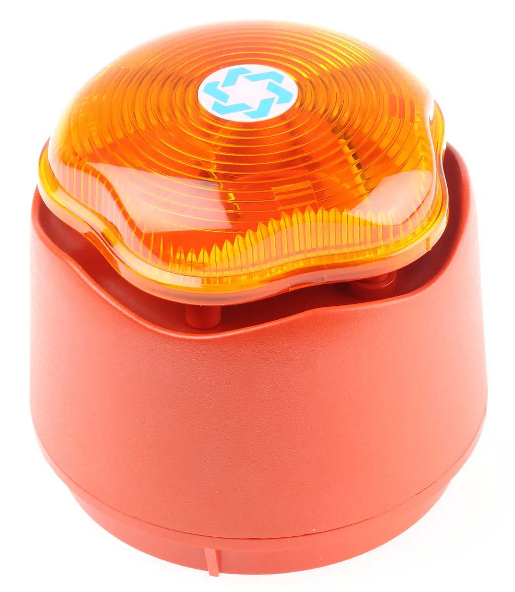 Produktfoto 1 von Hosiden Besson Banshee Excel Lite Xenon, Stroboskop-Licht Alarm-Leuchtmelder Orange / 110dB, 9→ 30 V dc
