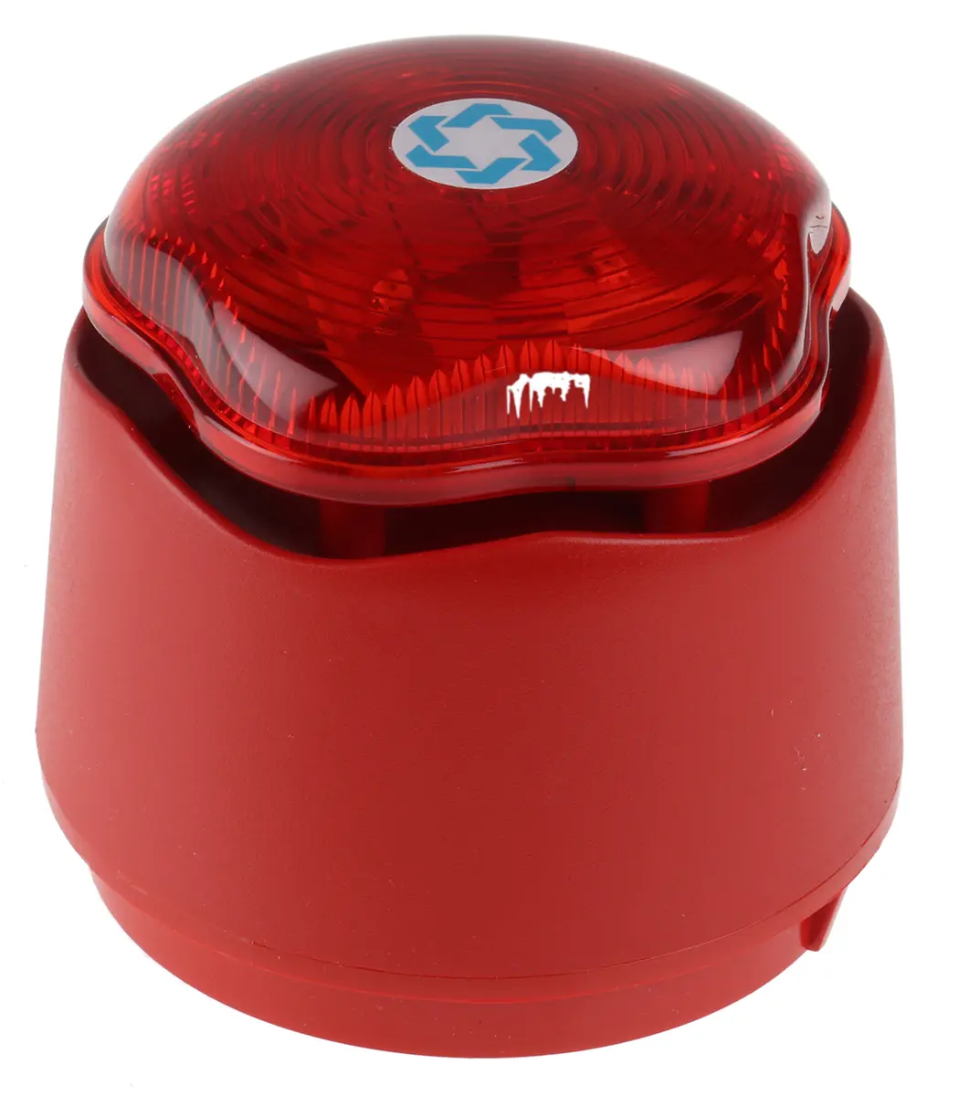 Produktfoto 1 von Hosiden Besson Banshee Excel Lite LED, Stroboskop-Licht Alarm-Leuchtmelder Rot / 110dB, 9 → 30 Vdc