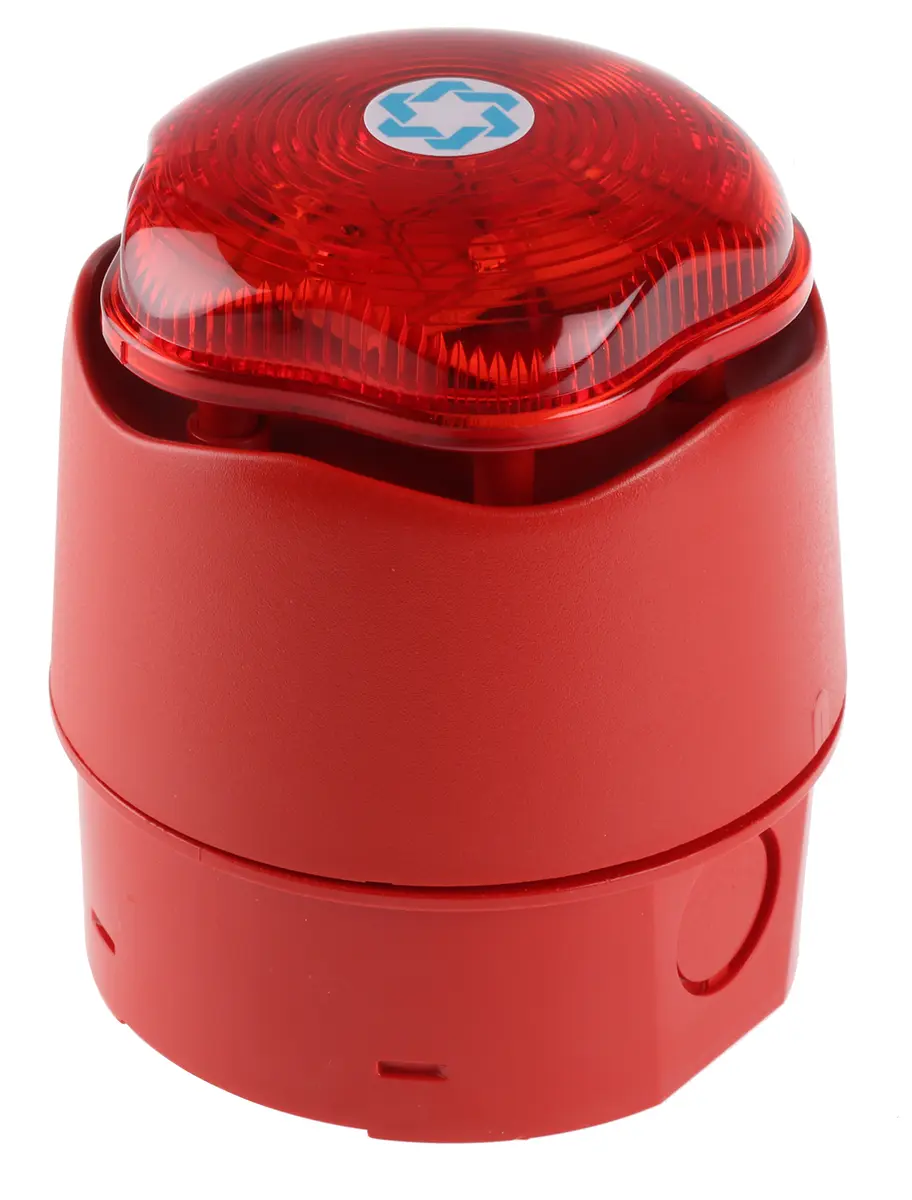 Produktfoto 1 von Hosiden Besson Banshee Excel Lite LED, Stroboskop-Licht Alarm-Leuchtmelder Rot / 110dB, 9 → 30 Vdc