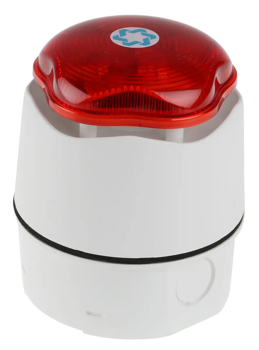 Produktfoto 1 von Hosiden Besson Banshee Excel Lite LED, Stroboskop-Licht Alarm-Leuchtmelder Rot / 110dB, 9 → 30 Vdc