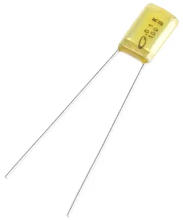 Produktfoto 1 von Nichicon YX 100 V dc 100V ac Folienkondensator 10 nF, Radial Raster 5 mm
