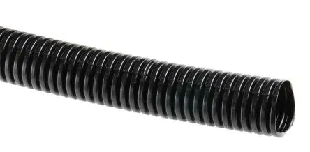 Produktfoto 1 von RS PRO CRS Kabelrohr Unbeschichtet Kunststoff, Ø 20 mm nom., Schwarz x 25 m