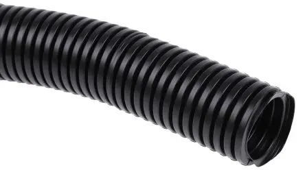 Produktfoto 1 von RS PRO CRS Kabelrohr Unbeschichtet Kunststoff, Ø 32 mm nom., Schwarz x 10 m