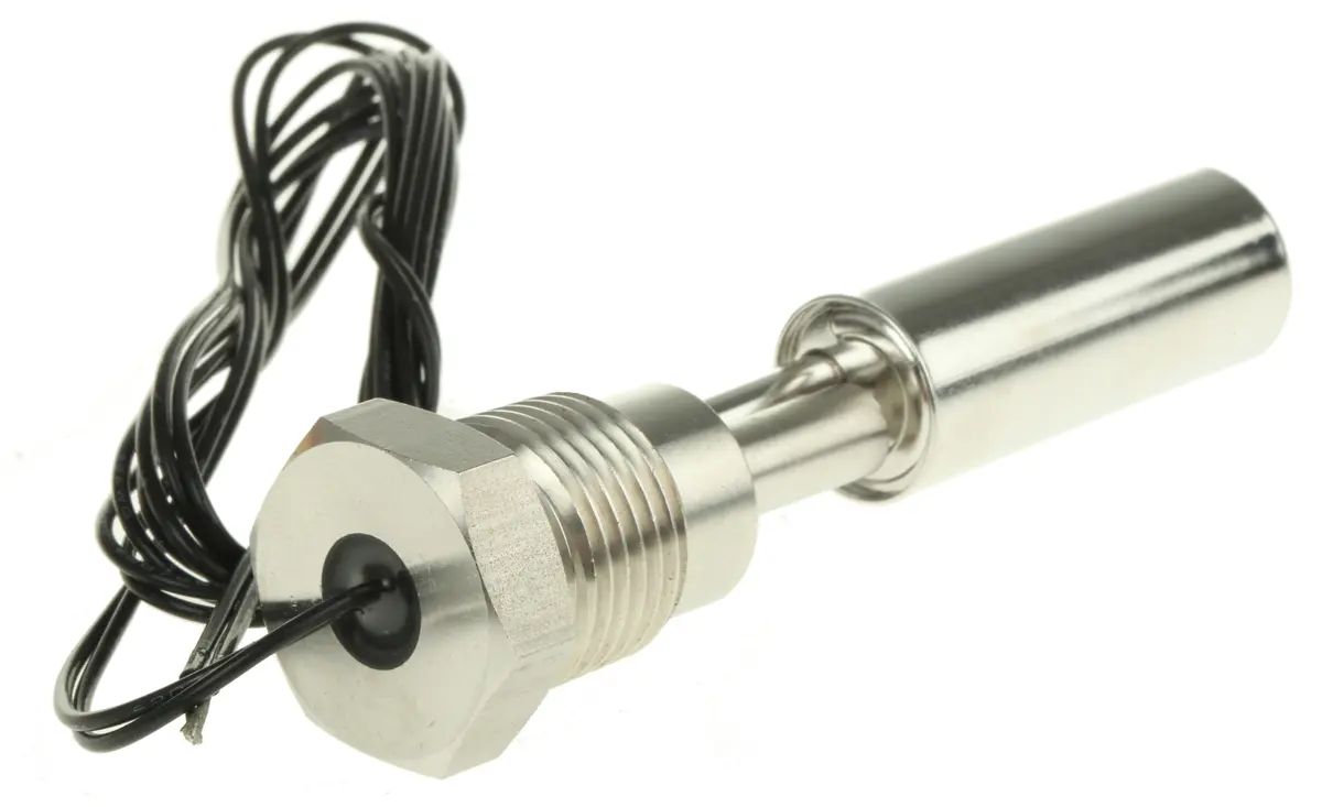 Produktfoto 1 von Sensata / Cynergy3 SSF212 Schwimmerschalter Horizontal 300 V dc, Schließer/Öffner, -20 °C 300 V ac → 180 °C, mit 1 m