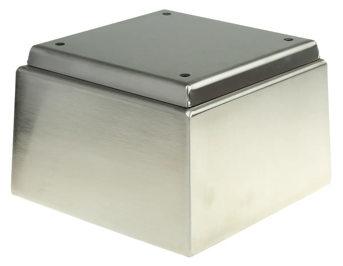 Produktfoto 1 von Rittal HD Edelstahl Anschlussbox RAL 5010 IP66, IPX9, HxBxT 150 mm, 150 mm x 120 mm