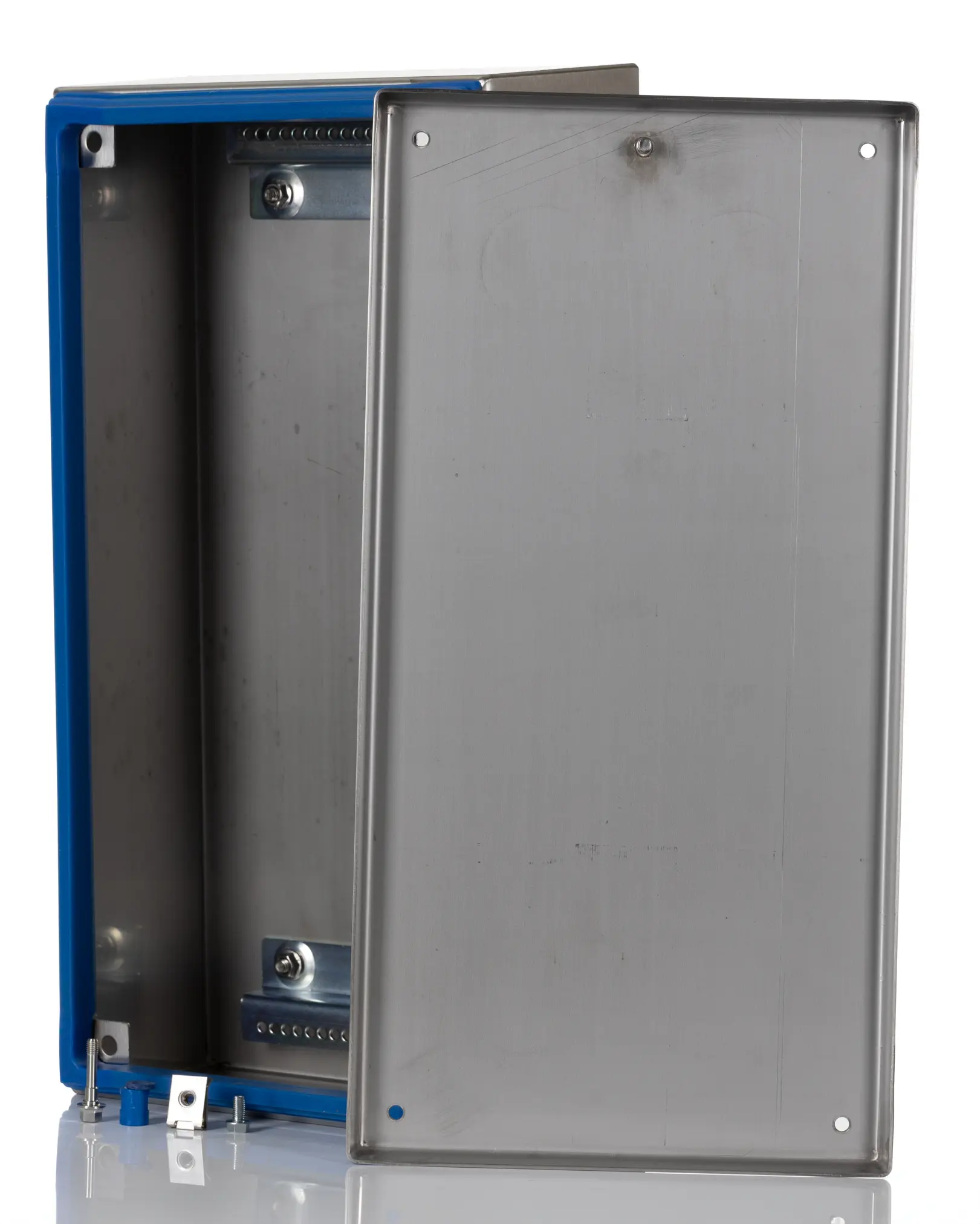 Produktfoto 1 von Rittal HD Edelstahl 304 Anschlussbox RAL 5010 IP66, IPX9, HxBxT 200 mm, 400 mm x 120 mm