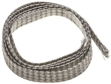 Produktfoto 1 von Wurth Elektronik WE-ST Kabelbinder Grau Fiberglas, Kupfer, vernickelt für Kabel-Ø 8 mm, Kabel ø 20 mm, Länge 1m