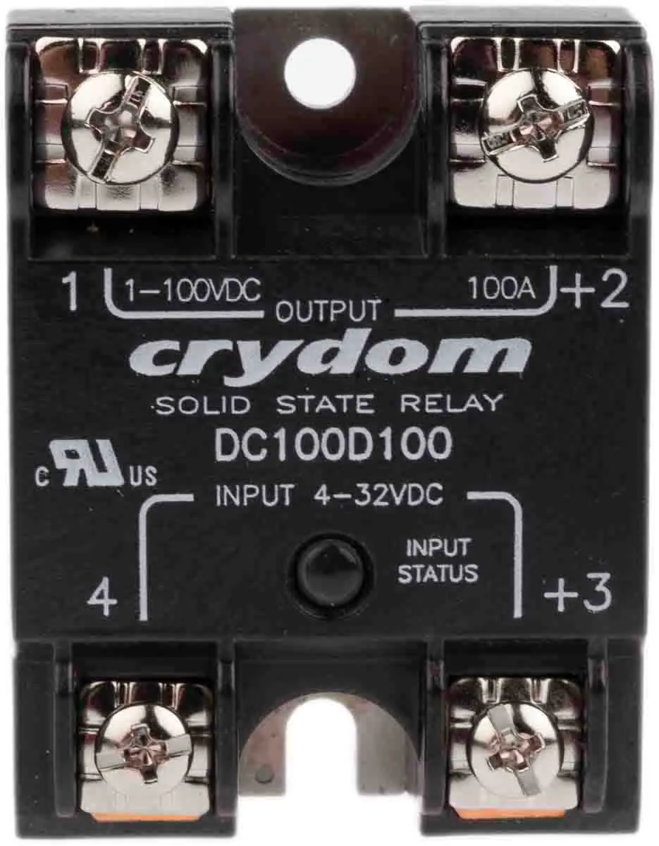 Produktfoto 1 von Sensata Crydom SMD Halbleiterrelais Instant, 1-poliger Schließer 72 V dc / 100 A