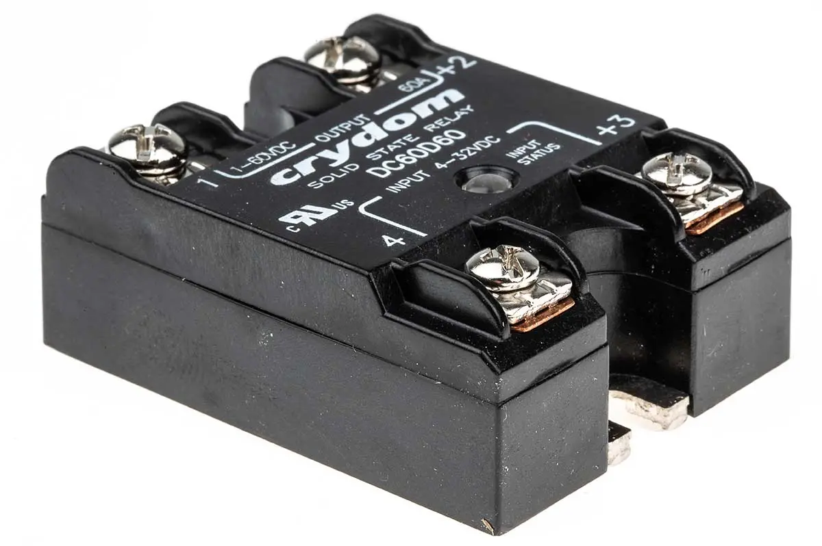 Produktfoto 1 von Sensata Crydom DC SMD Halbleiterrelais Instant, 1-poliger Schließer 48 V dc / 60 A