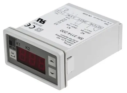 Produktfoto 1 von Rittal SK Schaltschrank-Thermostat 6 A / 230V ac Wechsler, 50 °C, 0 °C 230 V ac, 24V dc