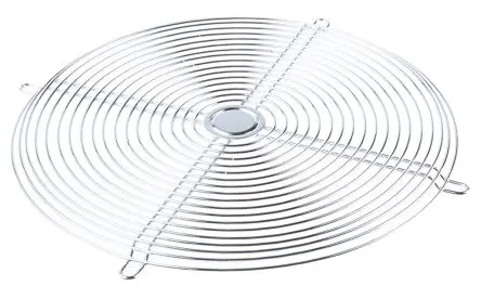 Produktfoto 1 von ebm-papst LZ22 Fingerschutz, Gr. 200 x 51 mm, Stahl, Schraublochabstand 148.5 mm 199.5 mm 199.5mm 8.45 mm