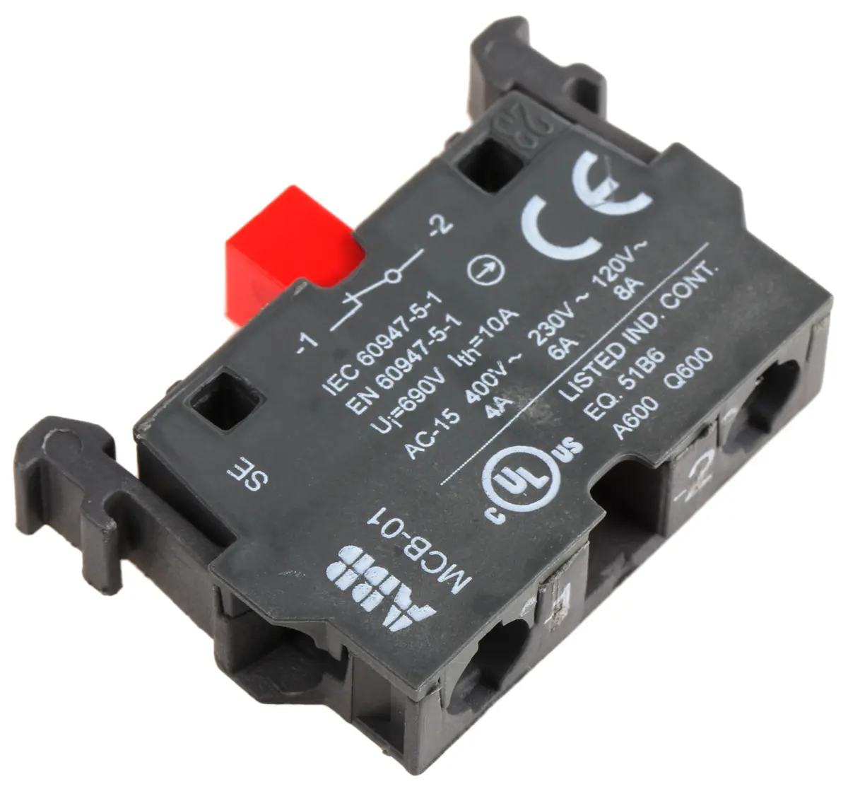Produktfoto 1 von ABB ABB Modular Kontaktblock 1 Öffner 690V Schraube