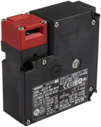 Produktfoto 1 von Omron, D4NL Magnetverriegelungsschalter Verriegelungsfähig, 2 Öffner/1 Schließer