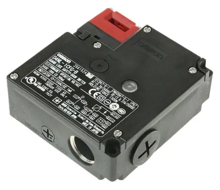 Produktfoto 1 von Omron, D4NL Magnetverriegelungsschalter Verriegelungsfähig, Schlüsselgesteuerter Schalter, 2 Öffner