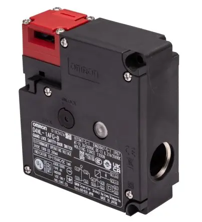 Produktfoto 1 von Omron, D4NL Magnetverriegelungsschalter Verriegelungsfähig, 1 Schließer/1 Öffner