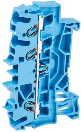 Produktfoto 1 von WAGO Anschlussklemmenblock für Durchkontaktierung 1 Blau, 2.5mm², 550V Zugfederklemme IECEx/ATEX