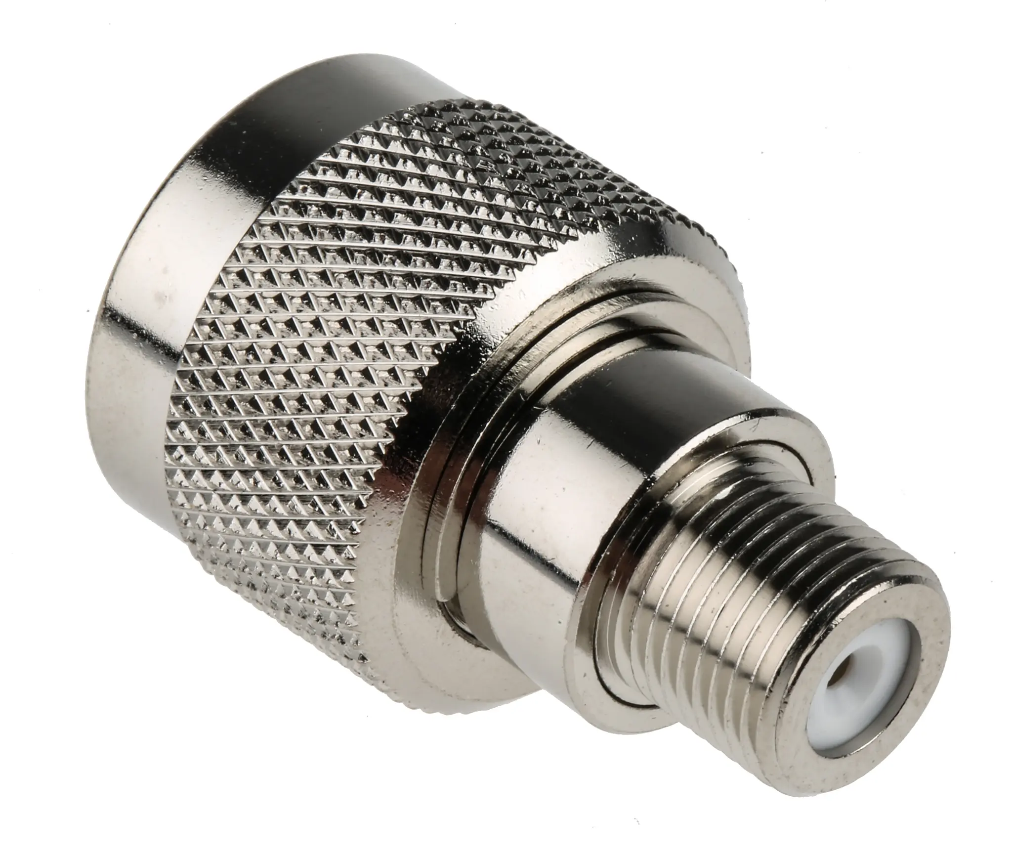 Produktfoto 1 von RS PRO HF Adapter, 50 Ω, Gerade, 11GHz Stecker Buchse, Koaxial Nennspannung