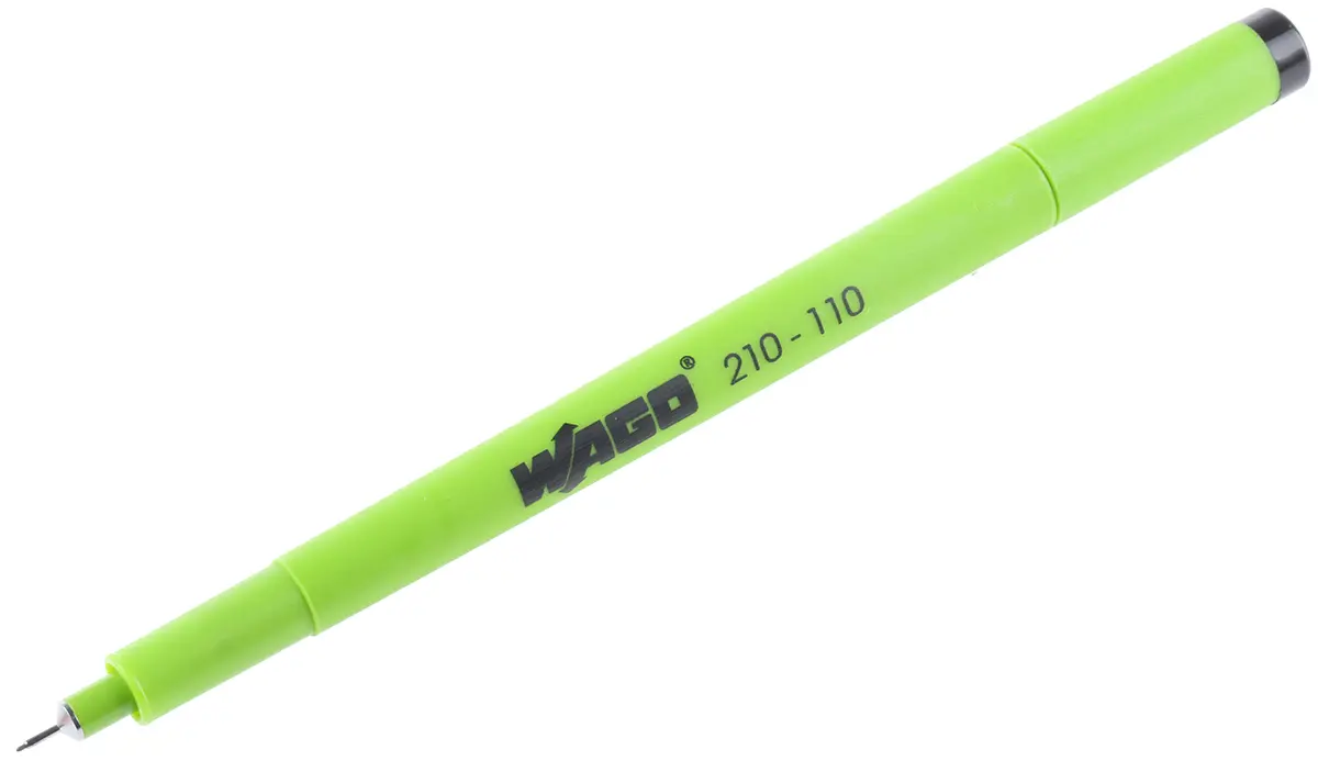 Produktfoto 1 von WAGO Markierstift, Faserspitzen-Stift, Extra Fine, Schwarz