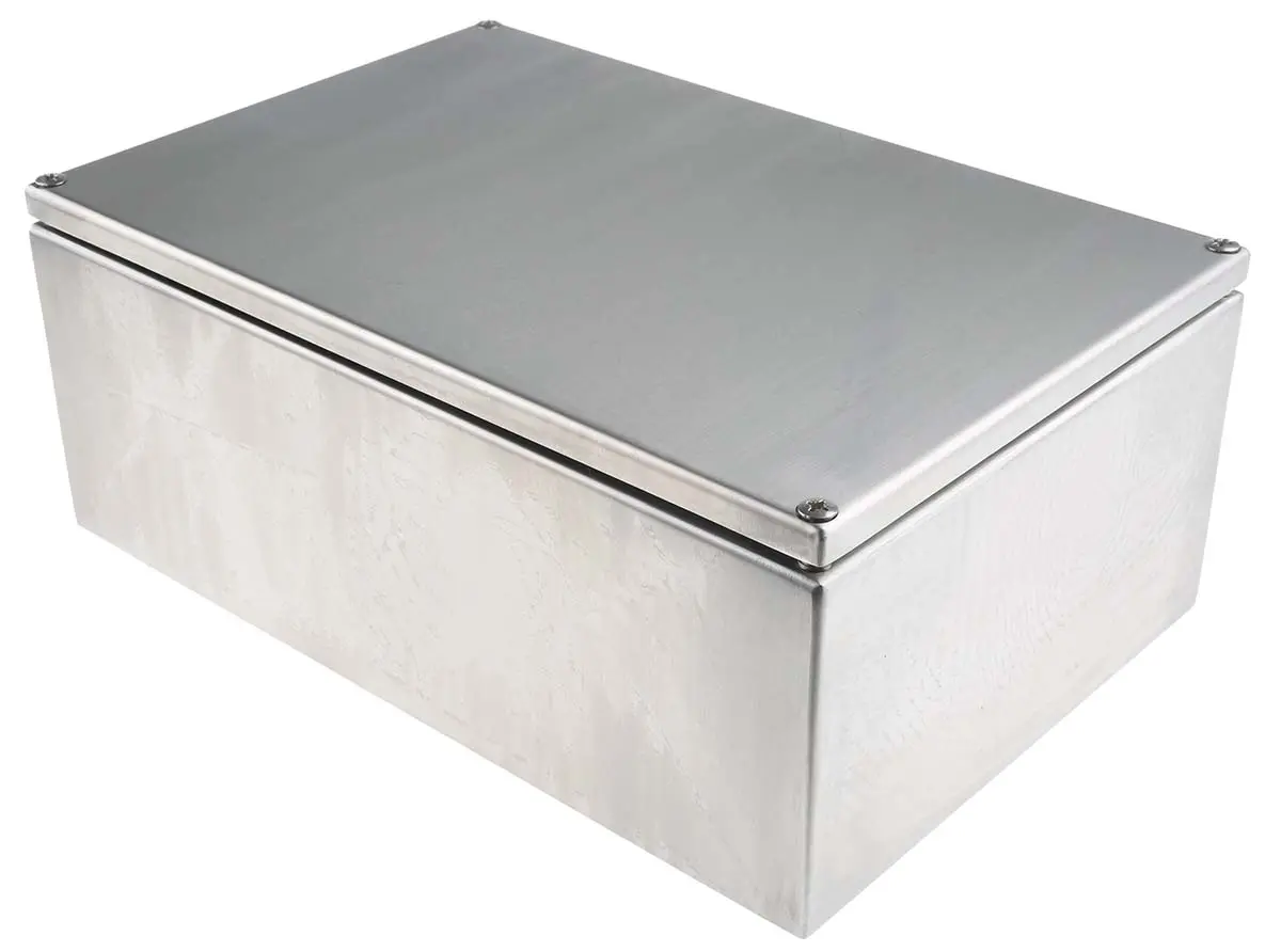Produktfoto 1 von RS PRO Edelstahl 304 Anschlussbox farblos IP66, HxBxT 300 mm, 200 mm x 120 mm