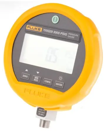Produktfoto 1 von Fluke Fluke 700G RS232 Manometer -0.97 bar → 200 bar ±0.05 % Aluminium, Zinkdruckguss Gehäuse G 1/4, ISO-kalibriert