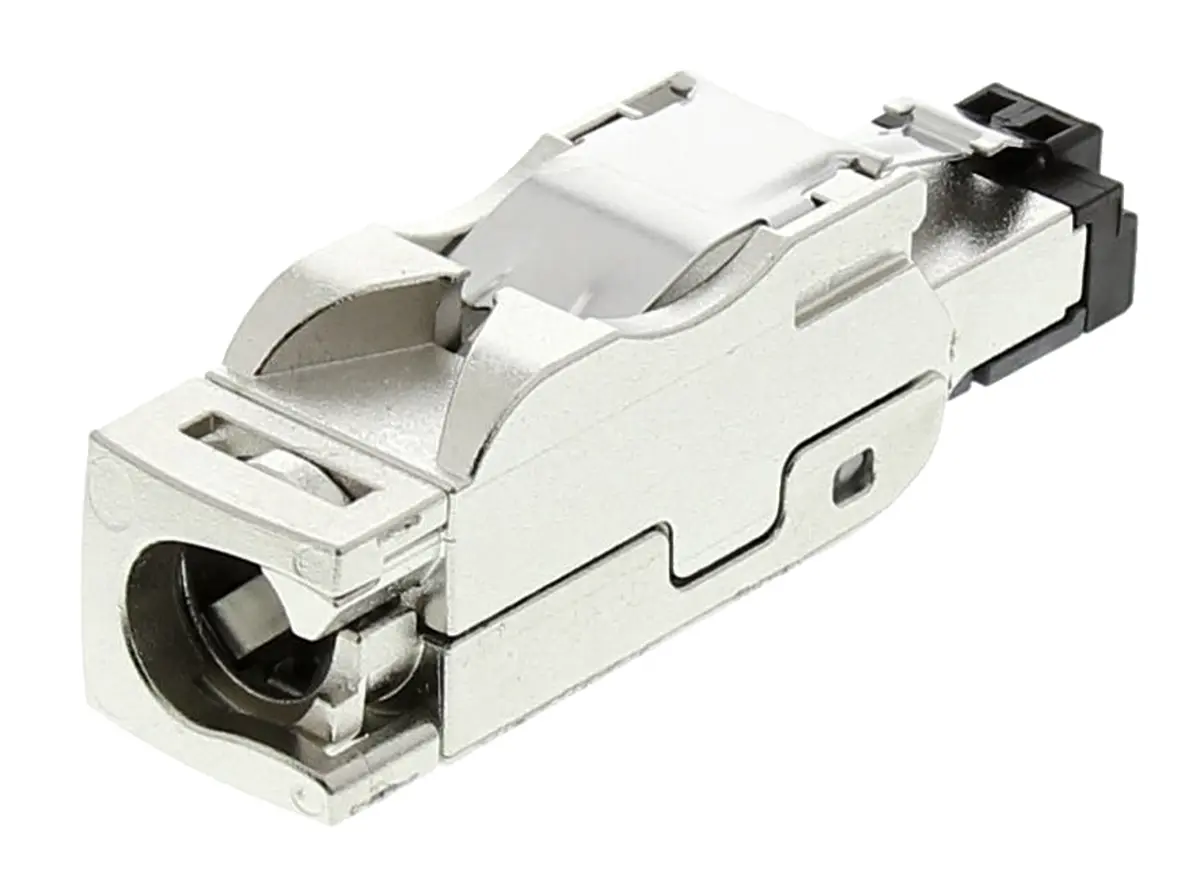 Produktfoto 1 von Siemens 6GK1901 Stecker Kat. 6 RJ45-Steckverbinder, 1-Port 8-polig FTP Kabel Gerade