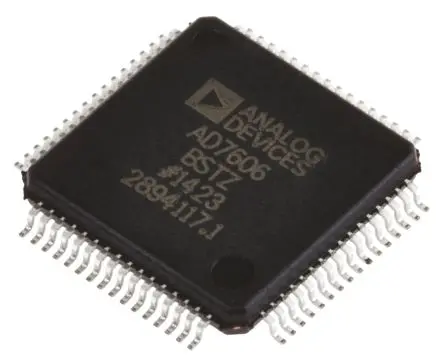 Produktfoto 1 von Texas Instruments Mikrocontroller MSP430F1611 MSP430 16 bit Oberfläche 48kB Flash LQFP 64-Pin 10 MHz 10 kB RAM