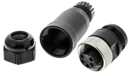 Produktfoto 1 von Molex 130017 Miniature Industrie-Rundsteckverbinder Buchse 5-polig Buchse 8A Kabel IP67