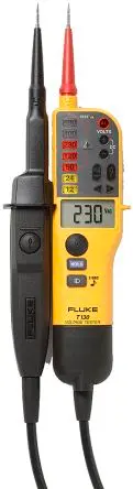 Produktfoto 1 von Fluke T130 LCD Spannungsprüfer, 690V ac/dc max. Durchgangsprüfung Batterie CAT IV, CAT III