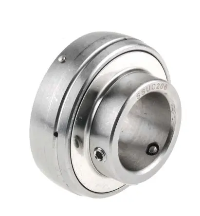 Produktfoto 1 von RS PRO Edelstahl Lagereinsatz 62 mm Außen-ø , Innen-Ø 30 mm, Traglast 1020 kg